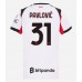 Maillot de foot AC Milan Strahinja Pavlovic #31 Extérieur vêtements Femmes 2025-26 Manches Courtes